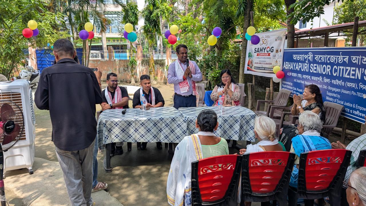 IOOA Teachers' Day visit to Abhayapuri Senior Citizens Camp